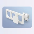 Light Switch H2 EU egy áramkörös, két gombos okos Zigbee + Thread villanykapcsoló, fehér / szürke