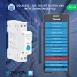 Nous D1T DIN-sín kompatibilis Wi-Fi-s fogyasztásmérős relémodul, Tasmota firmware, Matter kompatibilis, 16A