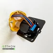 Shelly Wall Display Wi-Fi+Bluetooth villanykapcsoló + színes érintőképernyős vezérlőpanel (fekete)