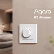 Aqara H2 Dimmer fényerőszabályzós Zigbee + Thread okos villanykapcsoló, fehér
