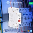 Nous D1Z DIN-sín kompatibilis Tuya Zigbee fogyasztásmérős relémodul 16A