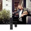 Shelly LOQED érintős okos Wi-Fi + Bluetooth zár, fekete