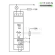 Shelly PRO 1» DIN-sínre szerelhető WiFi + Ethernet kompatibilis, 16A okosrelé, feszültségmentes kapcsolásra is