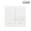 SmartWise » SmartWise B2LW WiFi + RF, két gombos, eWeLink app-os okos villanykapcsoló (csak fázisvezetéket igényel)
