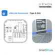SmartWise WiFi-s okos termosztát 'A' eWeLink app kompatibilis, 'A' típus (5A), fekete kapcsoló