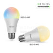 Sonoff B02-B-A60 fehér fényű WiFi-s LED okosizzó (E27 foglalathoz) méretek