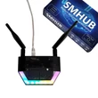 SMLIGHT SMHUB Premium – Multi-Radio Smart Home Hub, Zigbee, Thread, Wi-Fi, Bluetooth, Z-Wave, 4G/LTE, IR, Ethernet, Matter átjáró, fekete, (P10+MG24)