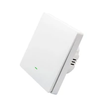 SmartWise B61 UNI Wi-Fi + eWeLink-Remote, univerzális bekötésű, 1 áramkörös, fizikai nyomógombos okos villanykapcsoló, fekete