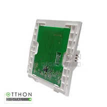 SmartWise B2L WiFi + RF, két gombos, eWeLink app-os okos villanykapcsoló (csak fázisvezetéket igényel) (előlap nélkül)
