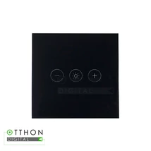SmartWise Dimmer Wi-Fi-s, fényerőszabályzós, érintős okos villanykapcsoló, 230V (fekete)