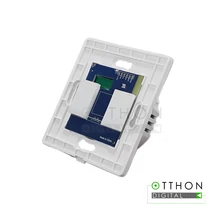 SmartWise T62 UNI Wi-Fi + eWeLink-Remote, univerzális bekötésű, 2 áramkörös, okos érintőkapcsoló, ELŐLAP NÉLKÜL