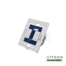 SmartWise T62 UNI Zigbee 3.0 + RF, univerzális bekötésű, 2 áramkörös okos érintőkapcsoló, ELŐLAP NÉLKÜL