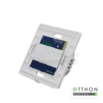 SmartWise T63 UNI Wi-Fi + eWeLink-Remote, univerzális bekötésű, 3 áramkörös, okos érintőkapcsoló, ELŐLAP NÉLKÜL
