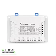 Sonoff RF 4CH PRO R3 » WiFi + RF, internetről távvezérelhető kapcsoló relé négy áramkörhöz, impulzuskapcsolással