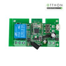 SmartWise 5V-32V egy áramkörös, Zigbee + RF NO/NC okosrelé, kontakt kapcsolással, impulzus üzemmóddal