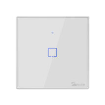 Sonoff TX T2 EU 1C » WiFi + RF vezérlésű, távvezérelhető, érintős 1-es villanykapcsoló (fehér)