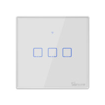 Sonoff TX T2 EU 3C » WiFi + RF vezérlésű, távvezérelhető, érintős 3-as csillár villanykapcsoló (fehér)