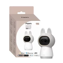 Aqara G350 CAMERA HUB – okos pan/tilt/zoom kamera, AI arc és kisállat felismeréssel, Wi-Fi, Zigbee + Thread, Matter, fehér (CH-C14D)