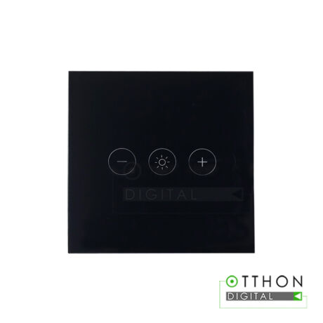 KingArt Dimmer WiFi-s, fényerőszabályzós, érintős okos villanykapcsoló (fekete)