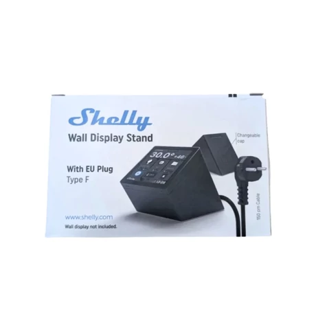 Shelly Wall Display Stand, asztali tartó Wall Display-hez, fekete