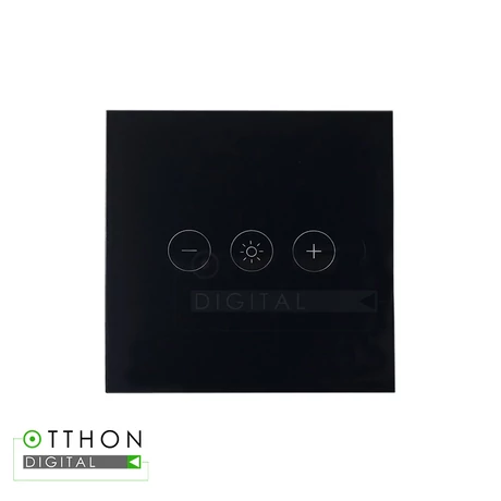 SmartWise Dimmer Wi-Fi-s, fényerőszabályzós, érintős okos villanykapcsoló, 230V (fekete)