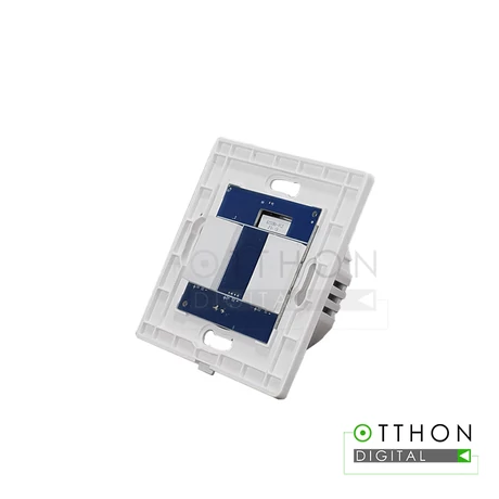 SmartWise T62 UNI Zigbee 3.0 + RF, univerzális bekötésű, 2 áramkörös okos érintőkapcsoló, ELŐLAP NÉLKÜL