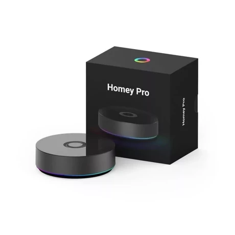 Homey Pro (2026) – professzionális helyi okosotthon központ, Wi-Fi, Zigbee, Z-Wave, Thread, Matter, RF433, IR