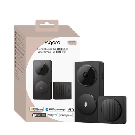 Aqara G410 Select okos videó kaputelefon + hub, fekete (CH-C09D)