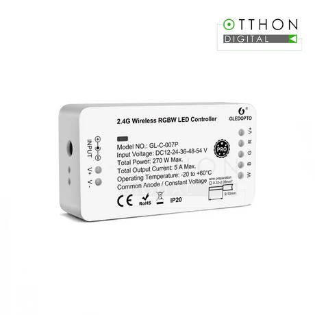 Gledopto Zigbee Pro RGBW LED vezérlés