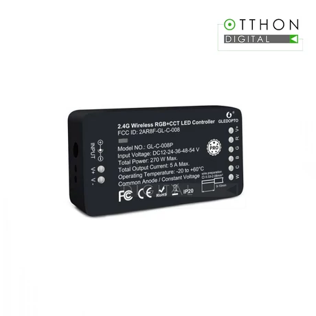 Gledopto Zigbee Pro RGB+CCT LED vezérlés