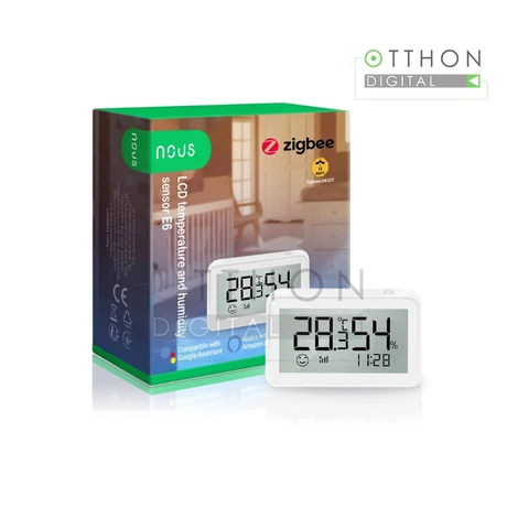 NOU-KIE-E6-HTLCD-TUYA-ZB elölről