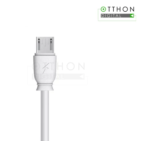 Remax microUSB gyorstöltő- és adatkábel - fehér