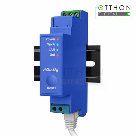 Shelly » Shelly PRO 1 DIN-sínre szerelhető WiFi + Ethernet kompatibilis, 16A okosrelé, feszültségmentes kapcsolásra is