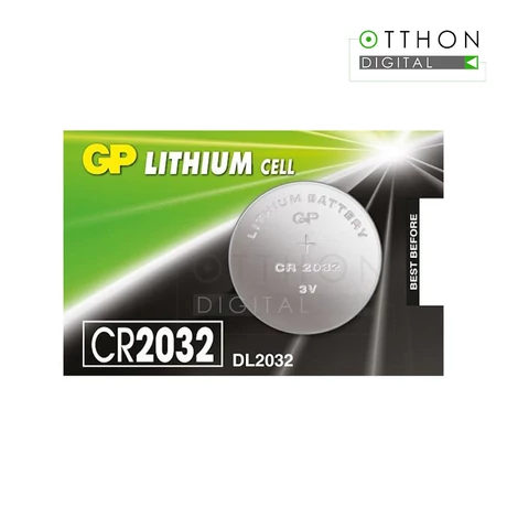 GP Lithium cell CR2032 gombelem