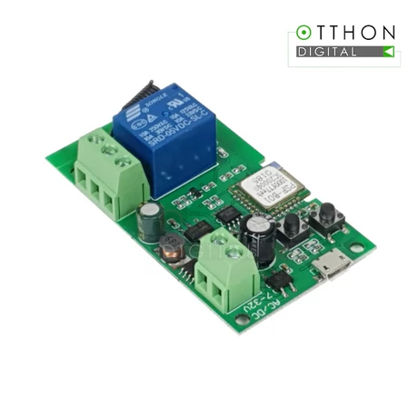 SmartWise 5V-32V egy áramkörös, WiFi + RF, NO/NC okosrelé, kontakt kapcsolással, impulzus üzemmóddal