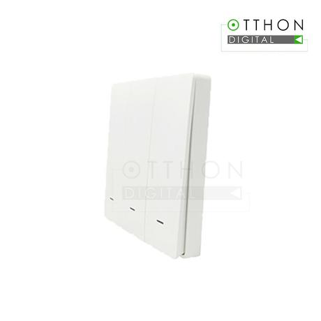 SmartWise BW RF3 három gombos, vezetéknélküli, RF fali kapcsoló