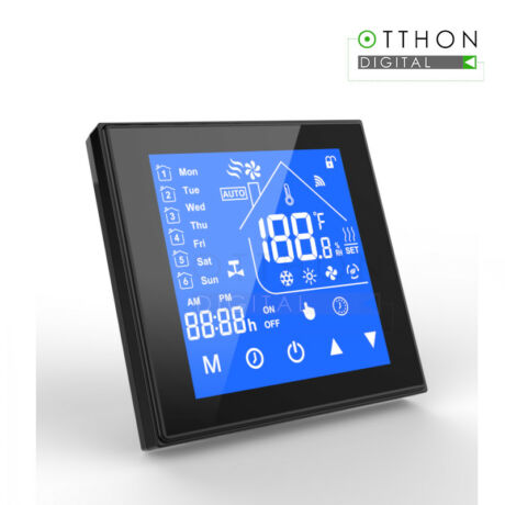 SmartWise WiFi-s okos termosztát 'B' eWeLink app kompatibilis, 'B' típus (16A), fekete