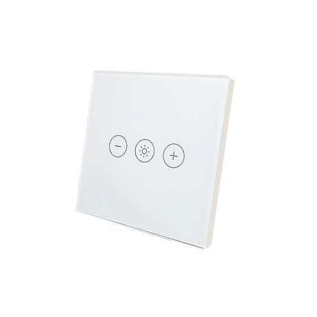 SmartWise Dimmer Wi-Fi-s, fényerőszabályzós, érintős okos villanykapcsoló, 230V (fehér)