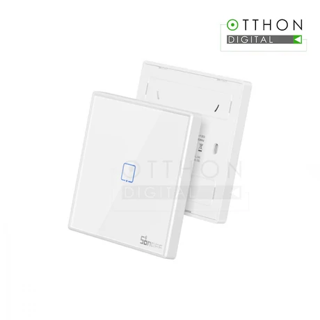 SONOFF T2 EU 1C RF vezeték nélküli 433MHz RF fali kapcsoló, 1 gombos