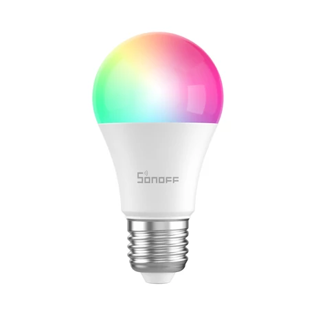 Sonoff B05-B-A60 RGBW (fehér és színes) fényű WiFi-s LED okosizzó (E27 foglalathoz)