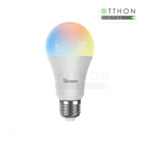 Sonoff B05-B-A60 RGBW (fehér és színes) fényű WiFi-s LED okosizzó (E27 foglalathoz)