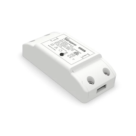 Sonoff Basic (R2) WiFi-s, internetről távvezérelhető kapcsoló relé