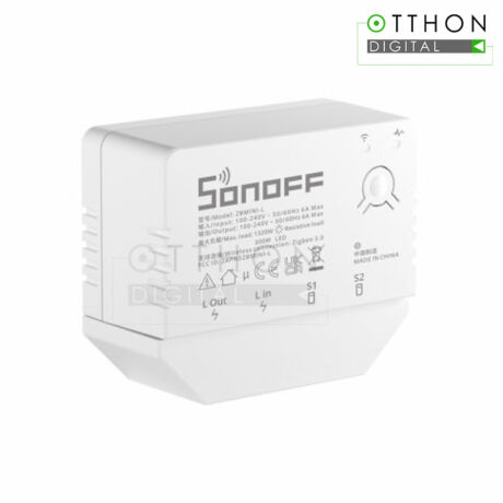 Sonoff » Sonoff ZBMini-L csak fázissal működő, okos Zigbee 3.0 kapcsolórelé