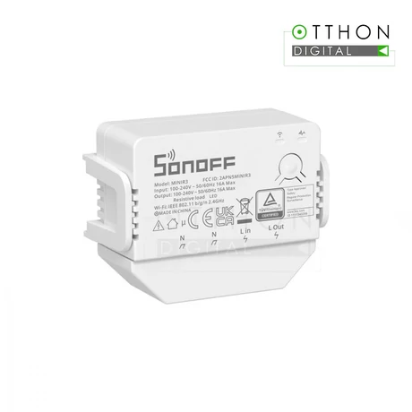 Sonoff Mini R3 WiFi + eWeLink-Remote, internetről távvezérelhető, 16A-es okosrelé, DIY-üzemmóddal