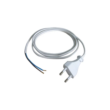 Szerelt lapos 2 eres vezeték » Eurocsatlakozóval, fehér, 2m, IP20, 2x0,75mm