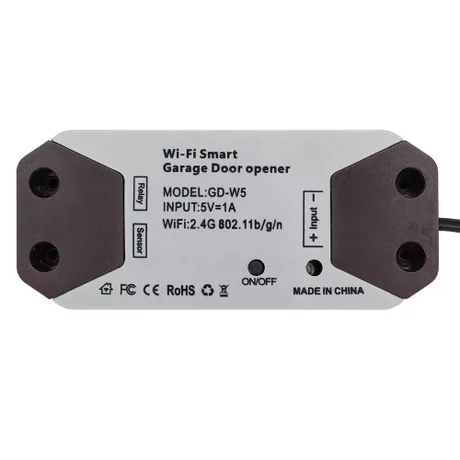 SmartWise garázskapu / kapunyitó okosvezérlés (R2) - állapot-szenzorral, Wi-Fi