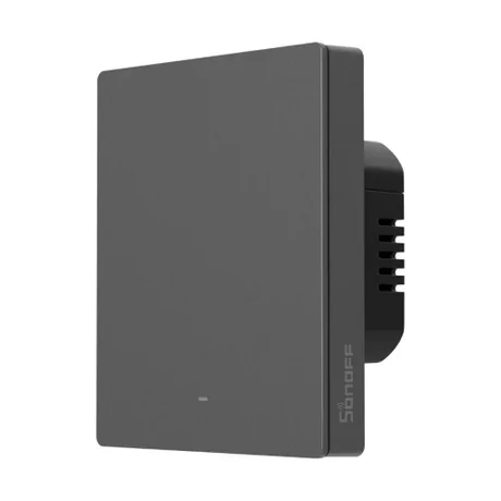 Sonoff SwitchMan M5 – 1 áramkörös, sorolható villanykapcsoló, Wi-Fi, Matter, (ÚJ) szürke (M5-1C-80M)