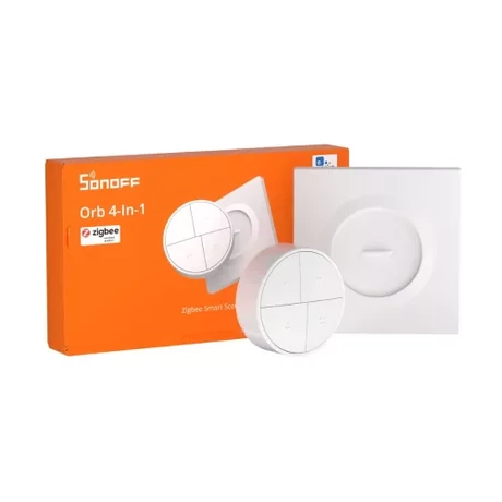 SONOFF Orb 4-In-1 Smart Scene Button - 4 gombos vezeték nélküli jelenetvezérlő, Zigbee, eWeLink-Remote